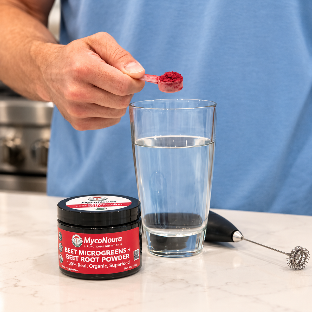 Beet Microgreens + Beet Root Powder