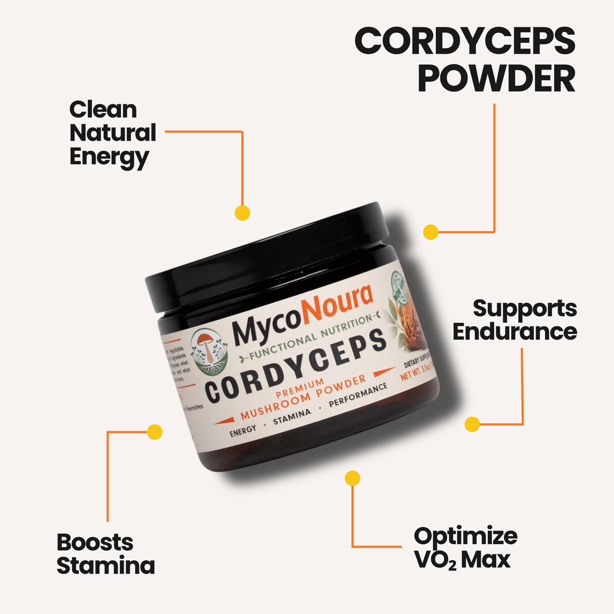 Cordyceps Powder benefits and quality claims