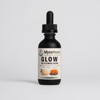 Glow Tincture bottle, front of label