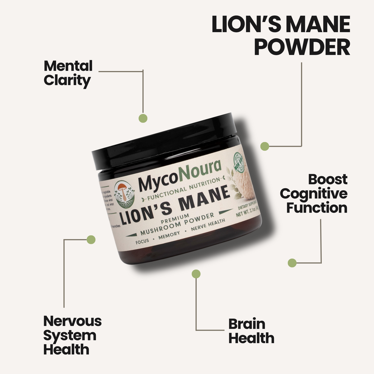 Lion's Mane Powder benefits and quality claims