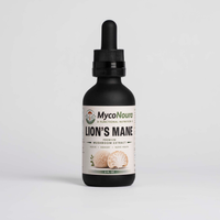 Lion's Mane Tincture bottle, front of label