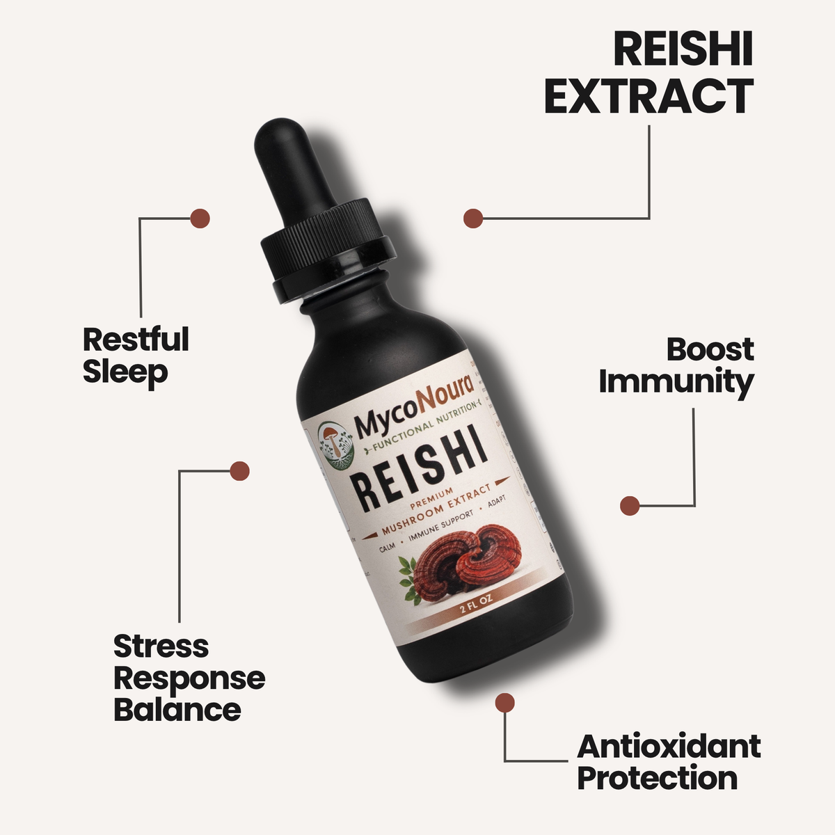 Reishi Tincture benefits and quality claims